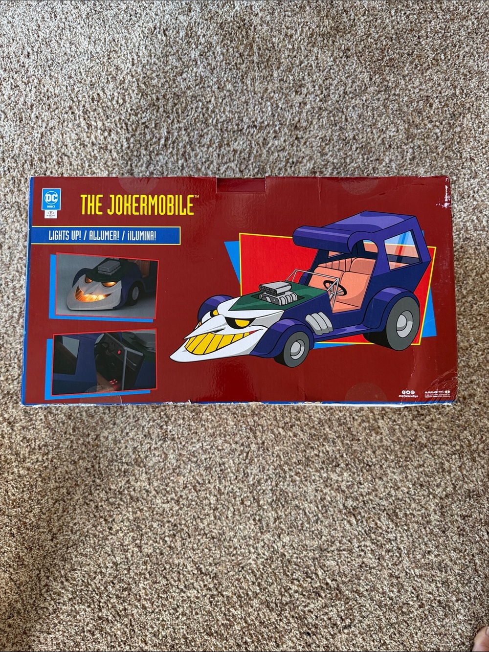 DC The Jokermobile Kids Toy - Purple, Green, Yellow